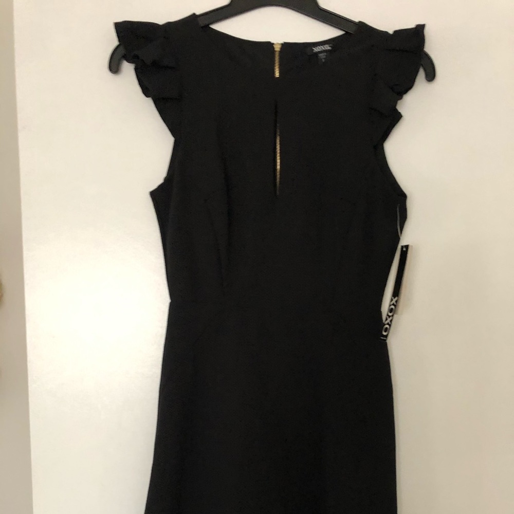 Black XOXO mini cocktail dress